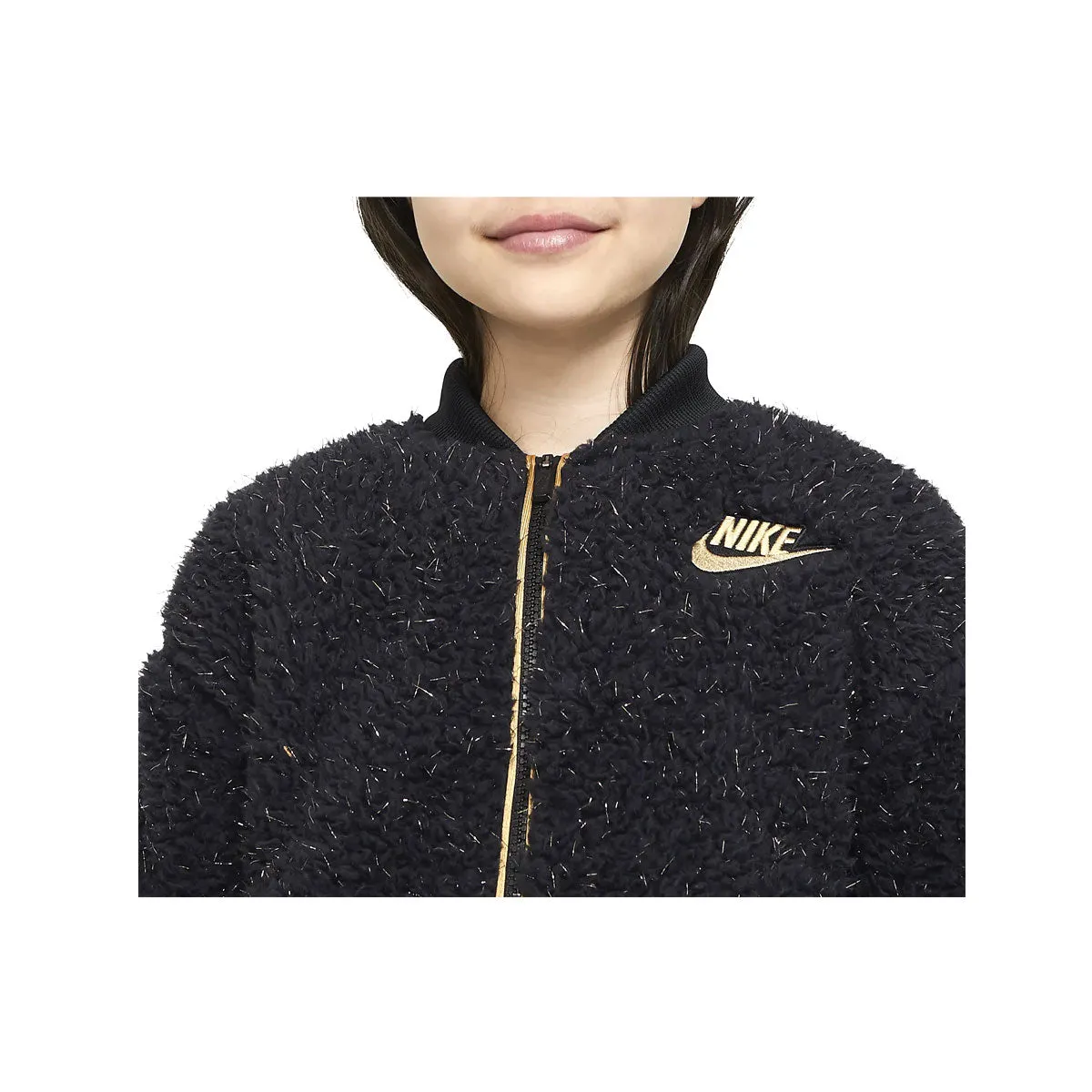 Nike Kids' Girls Full-Zip Sherpa Jacket