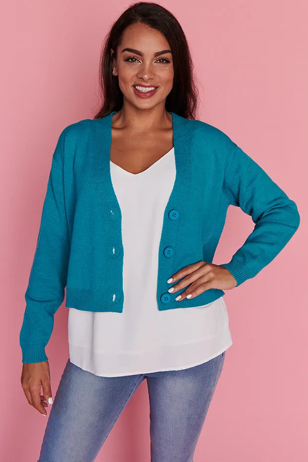 Norma Ocean Green Cardi