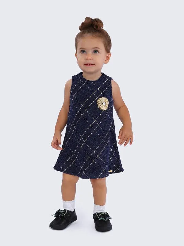 One Friday Navy Blue Sleeveless Dress