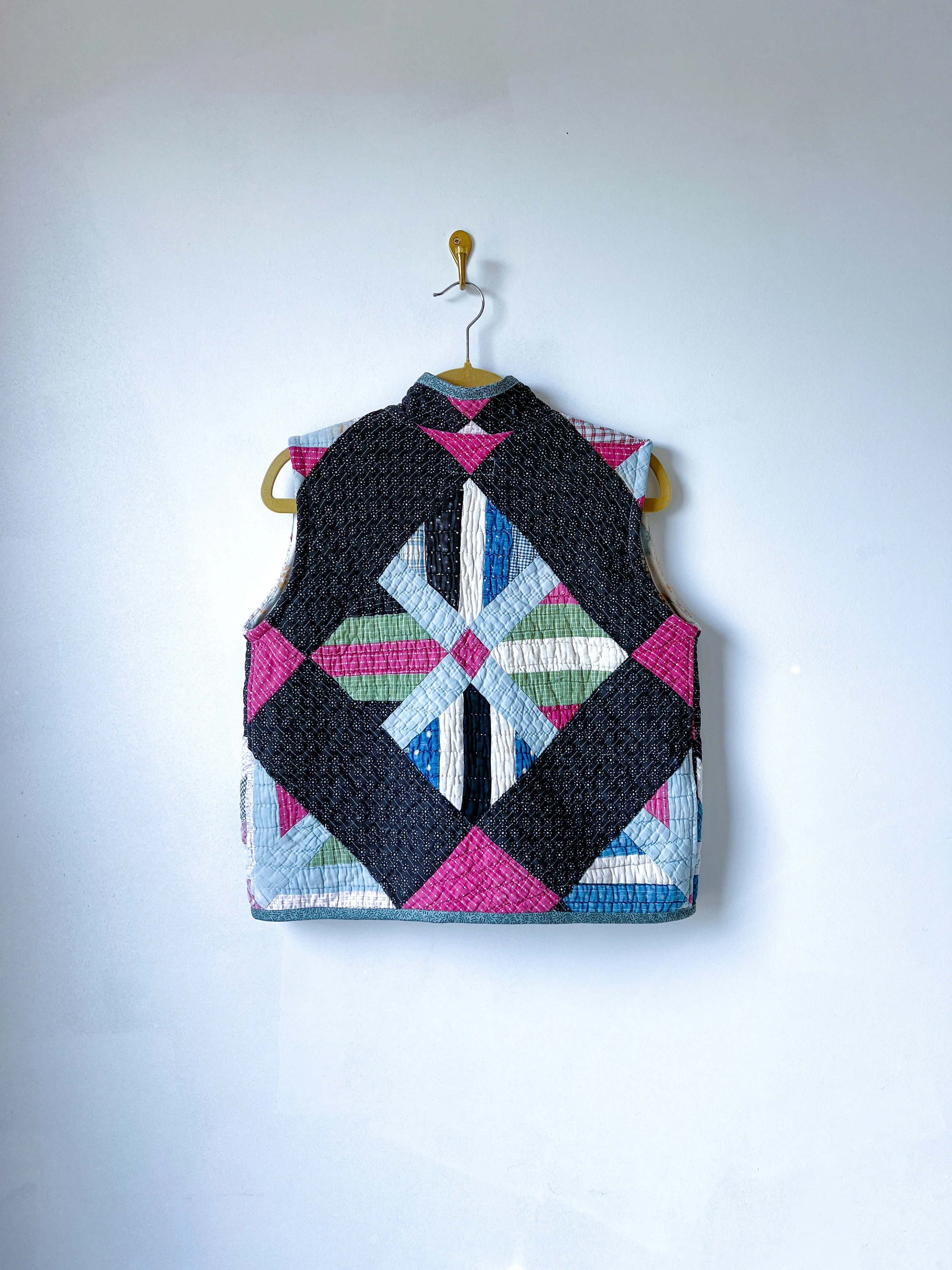 One-of-a-Kind: Broken Arrows Quilt Vest (XS-M)