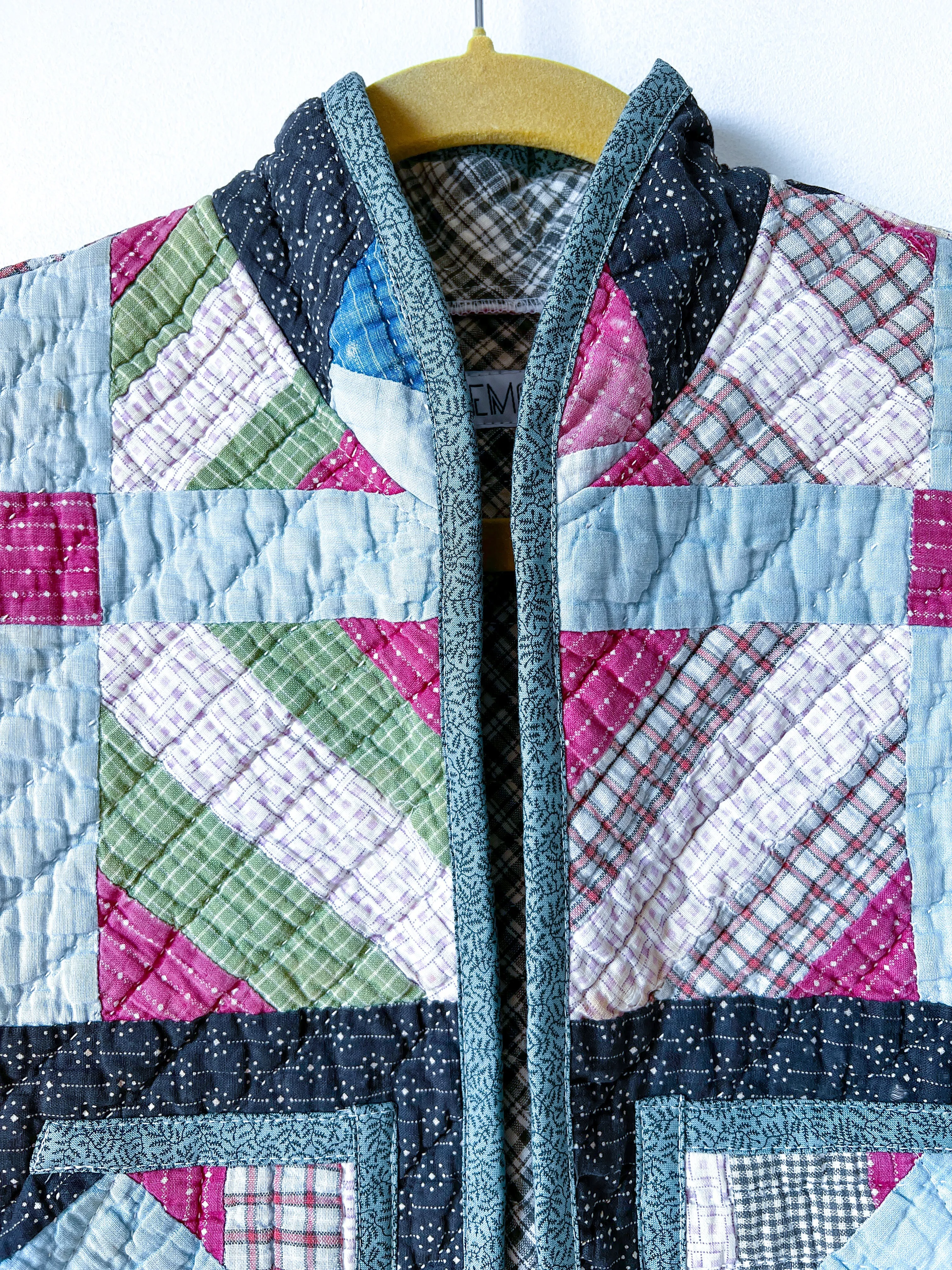 One-of-a-Kind: Broken Arrows Quilt Vest (XS-M)