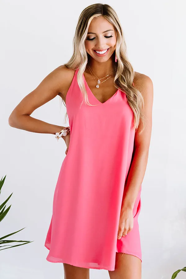 Palm Breeze Shift Dress In Calypso