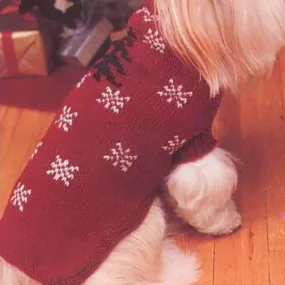 Patons Knit Festive Dog Coat