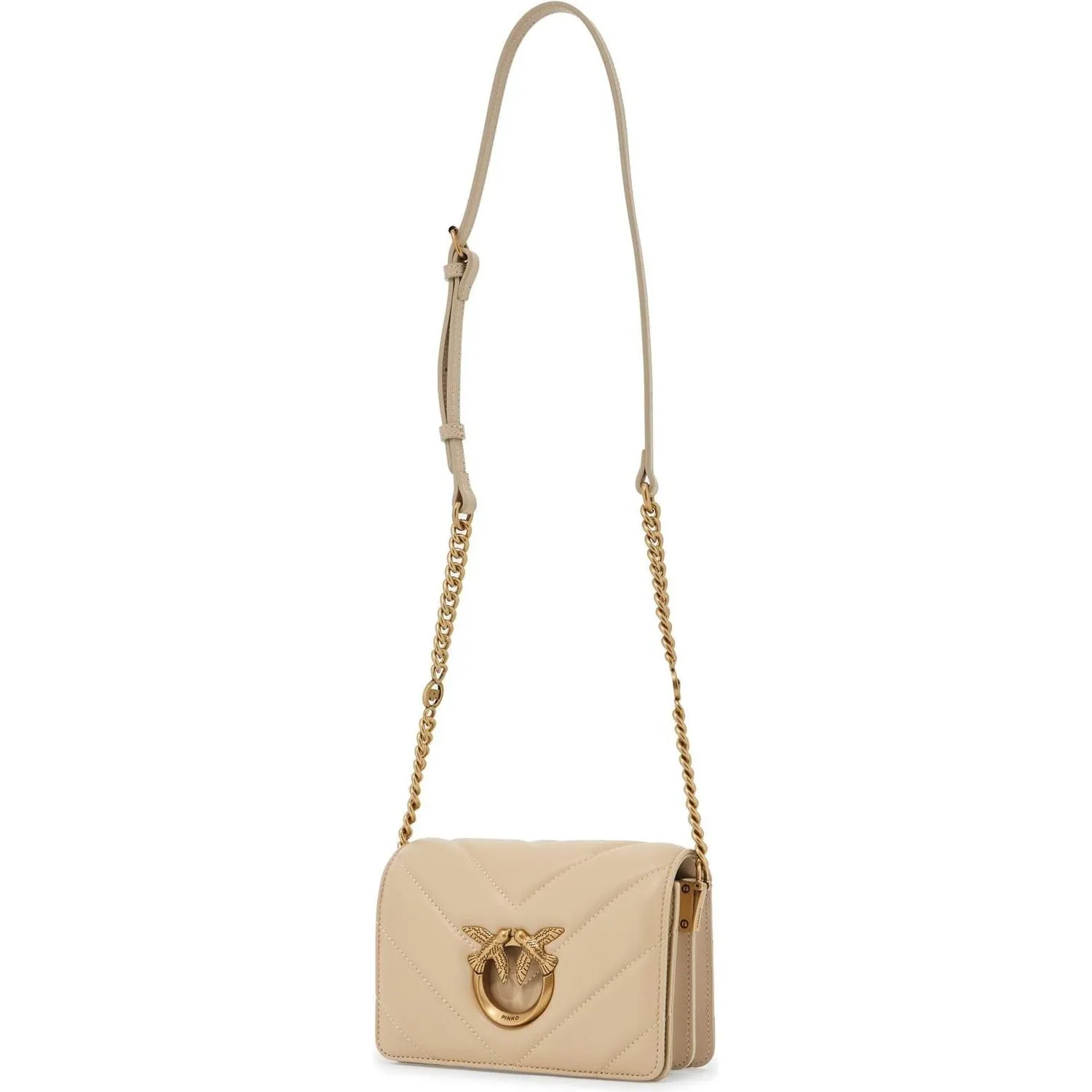 Pinko mini love bag click big chevron