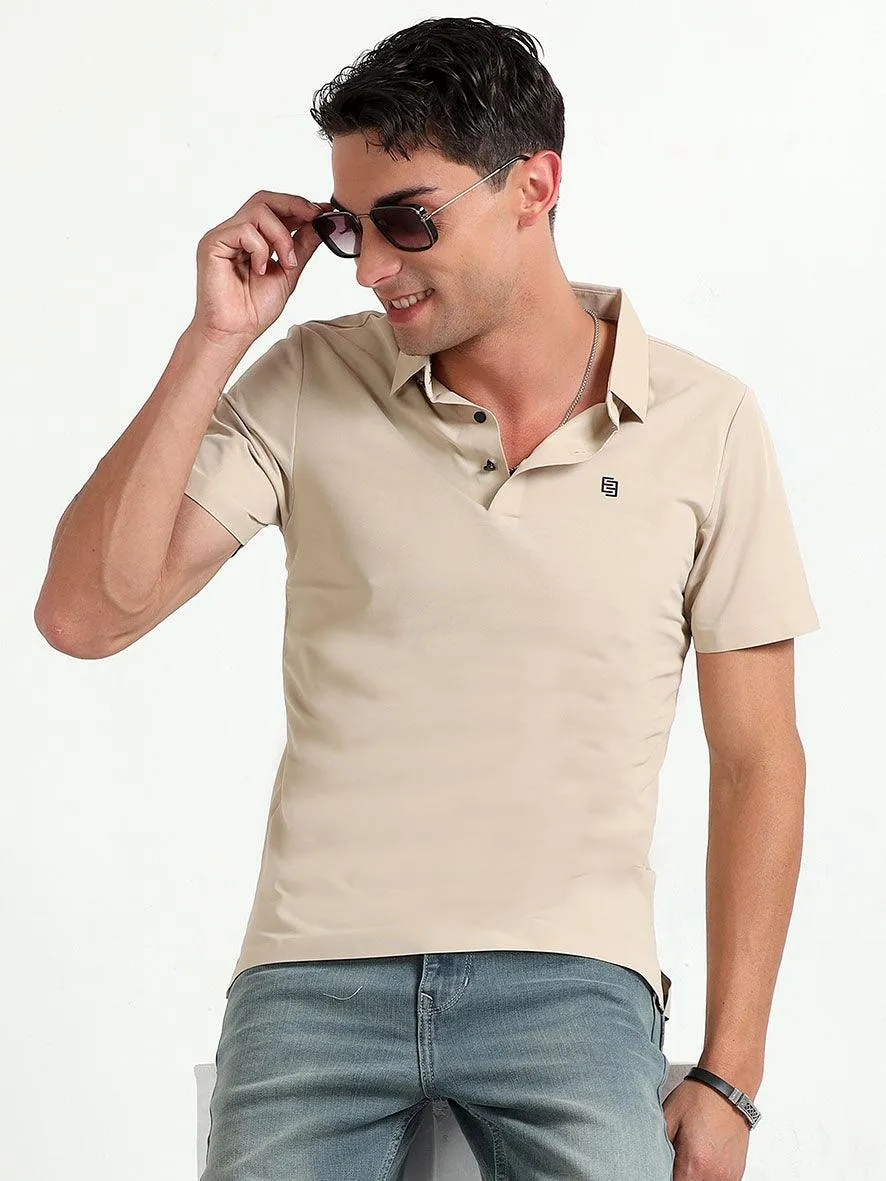 Polo T-Shirt - Cream