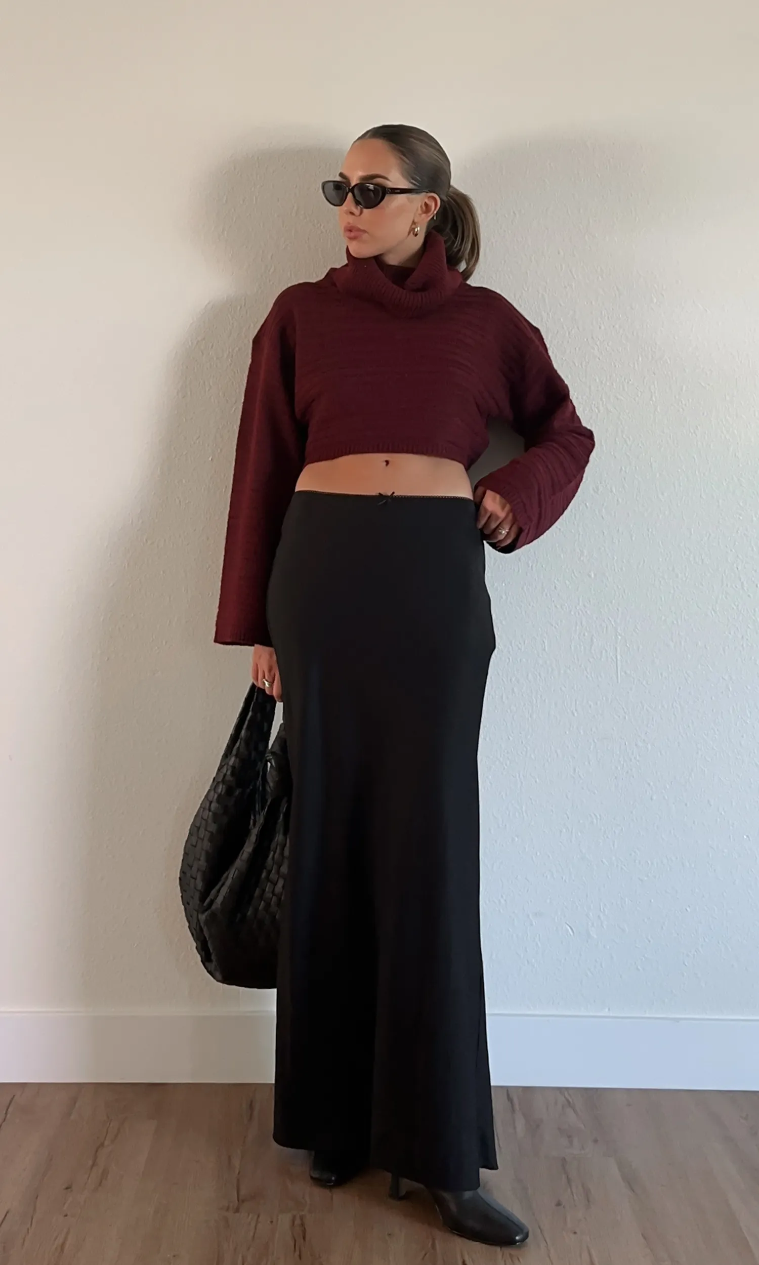 Pour Me Crop Sweater - FINAL SALE