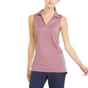 Puma Women's CLOUDSPUN Coast Sleeveless Golf Polo - Pale Grape