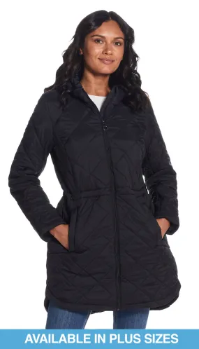 QUILTED HOODED ANORAK