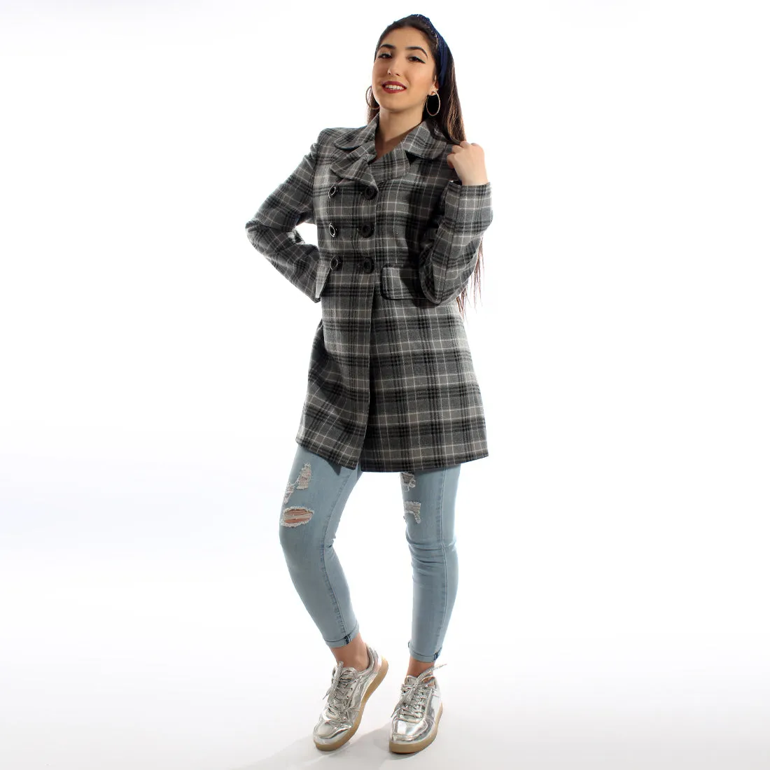 "Checked coat " -5990