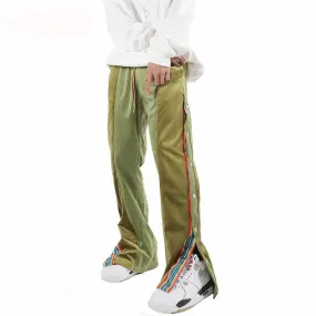 Rainbow Striped Drawstring Closure Pants