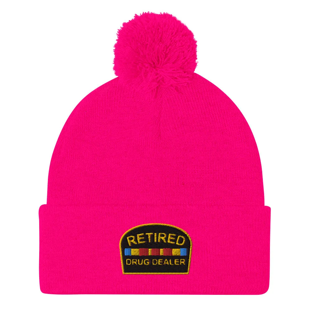 RETIRED DEALER Pom-Pom Beanie