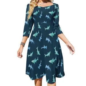 Shark Casual Women Dress