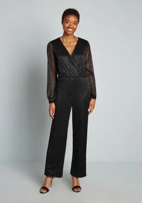 Shimmering and Svelte Jumpsuit