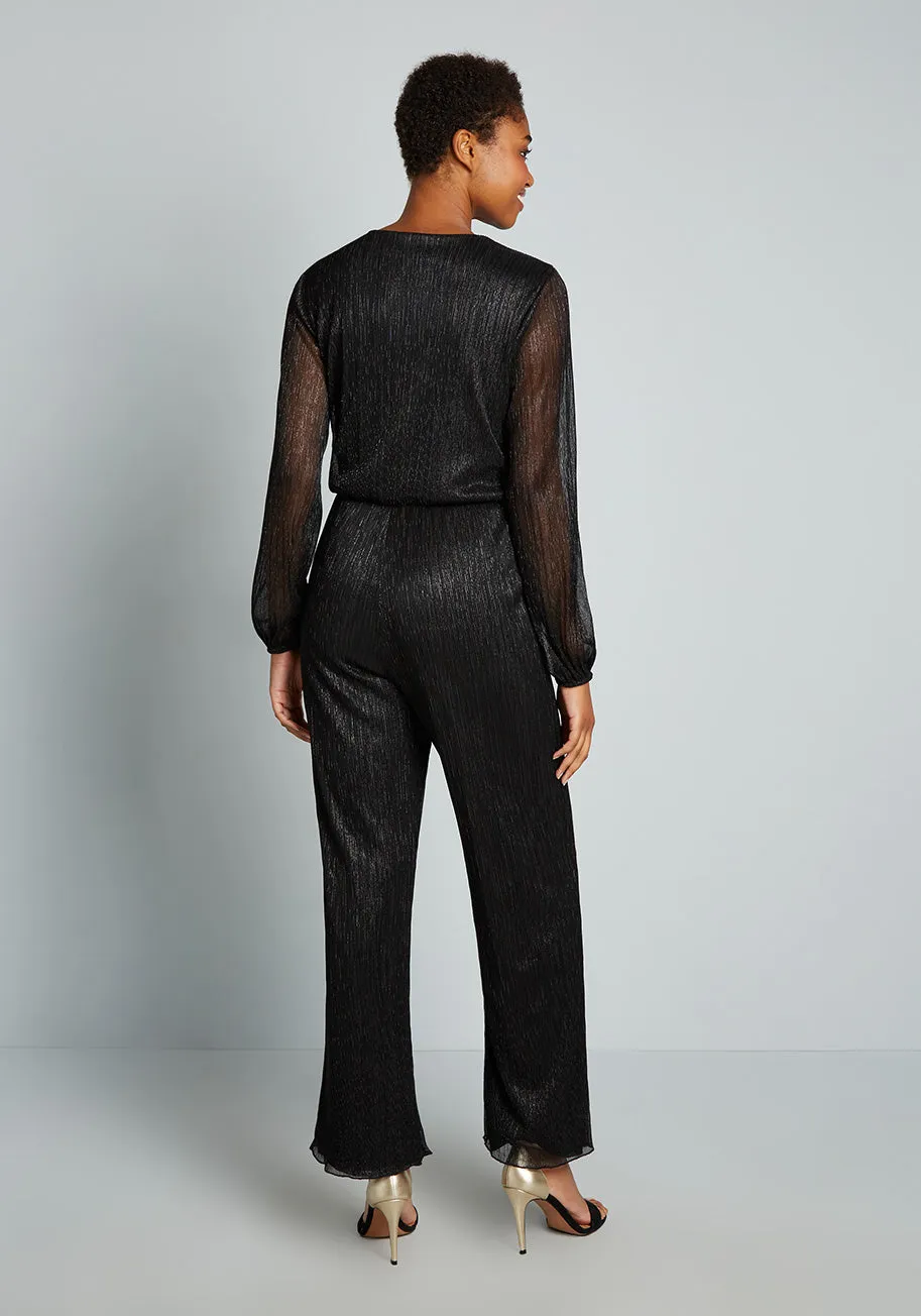 Shimmering and Svelte Jumpsuit