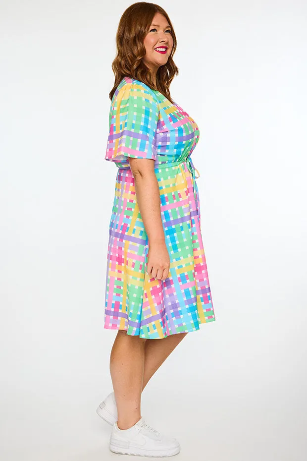 Siena Rainbow Weave Dress