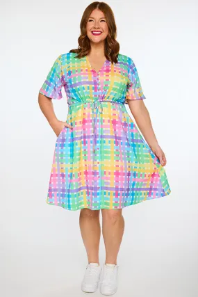 Siena Rainbow Weave Dress