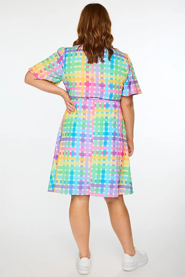 Siena Rainbow Weave Dress