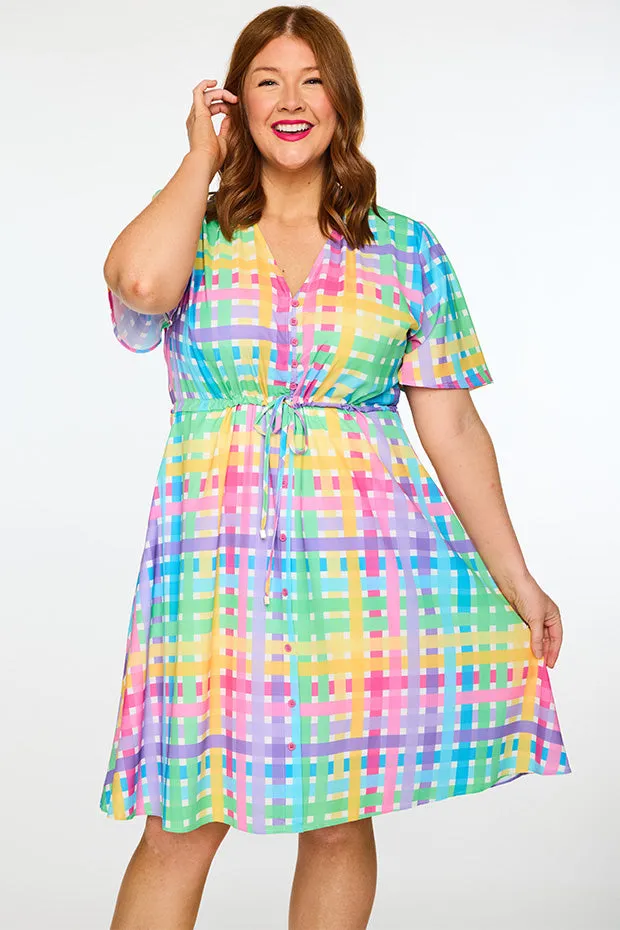 Siena Rainbow Weave Dress