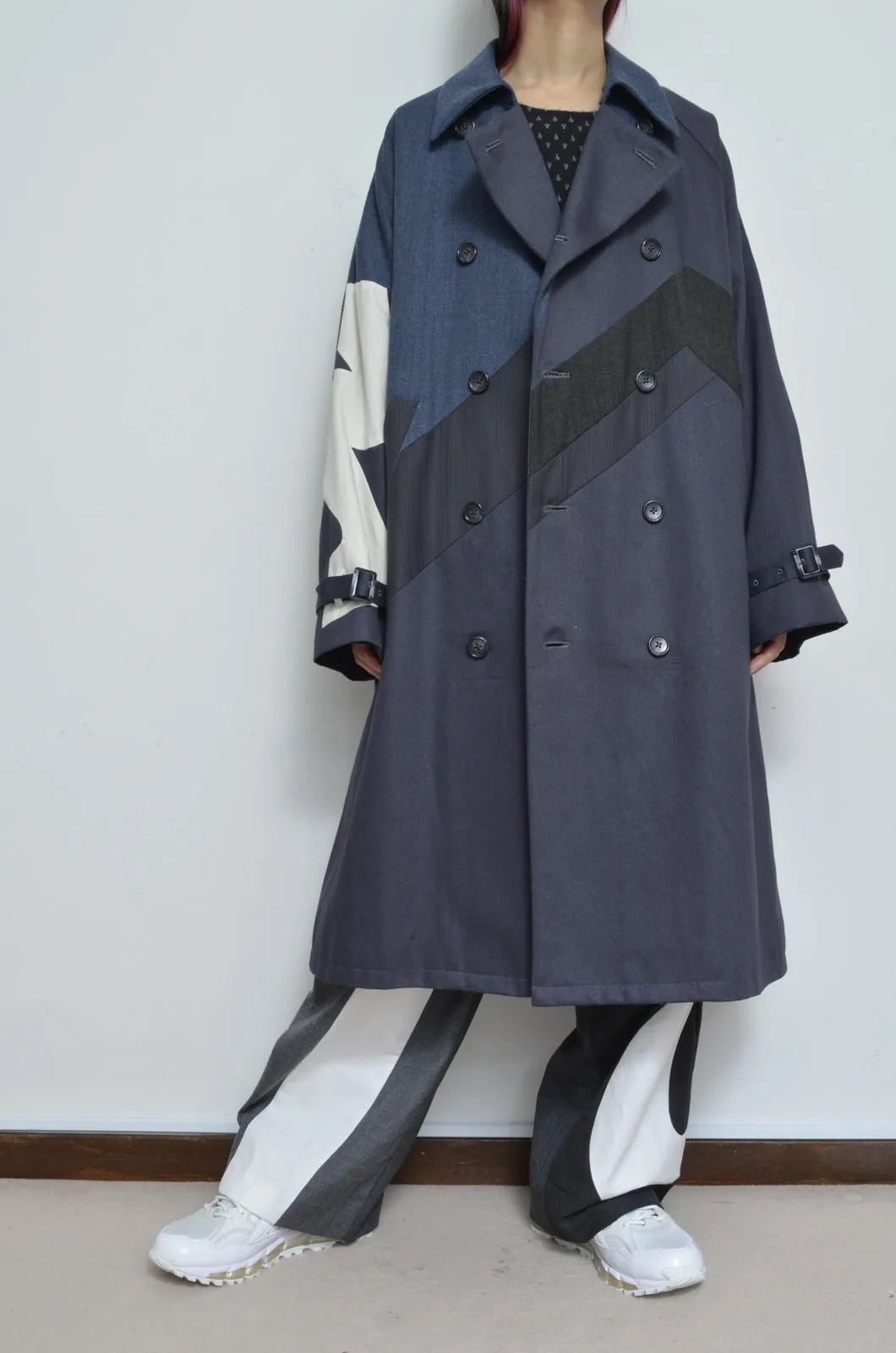 SLACKS UNE UNE TRENCH COAT/LONG_01