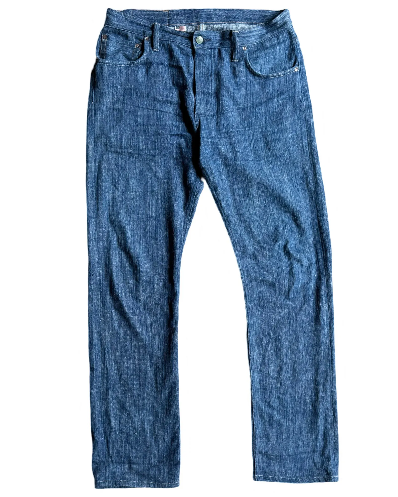 Smokestack 12 oz handloom natural indigo dyed denim