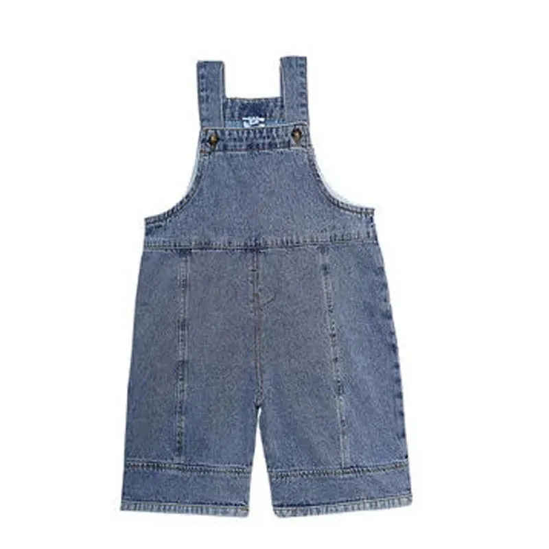 Solid Color Jeans Children Overalls Casual Pants Children's Fashion Jeans Outer Wear Baby Spring Autumn Children Overalls