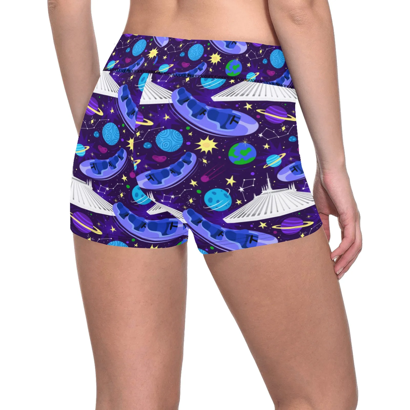 Space Mountain Short Leggings