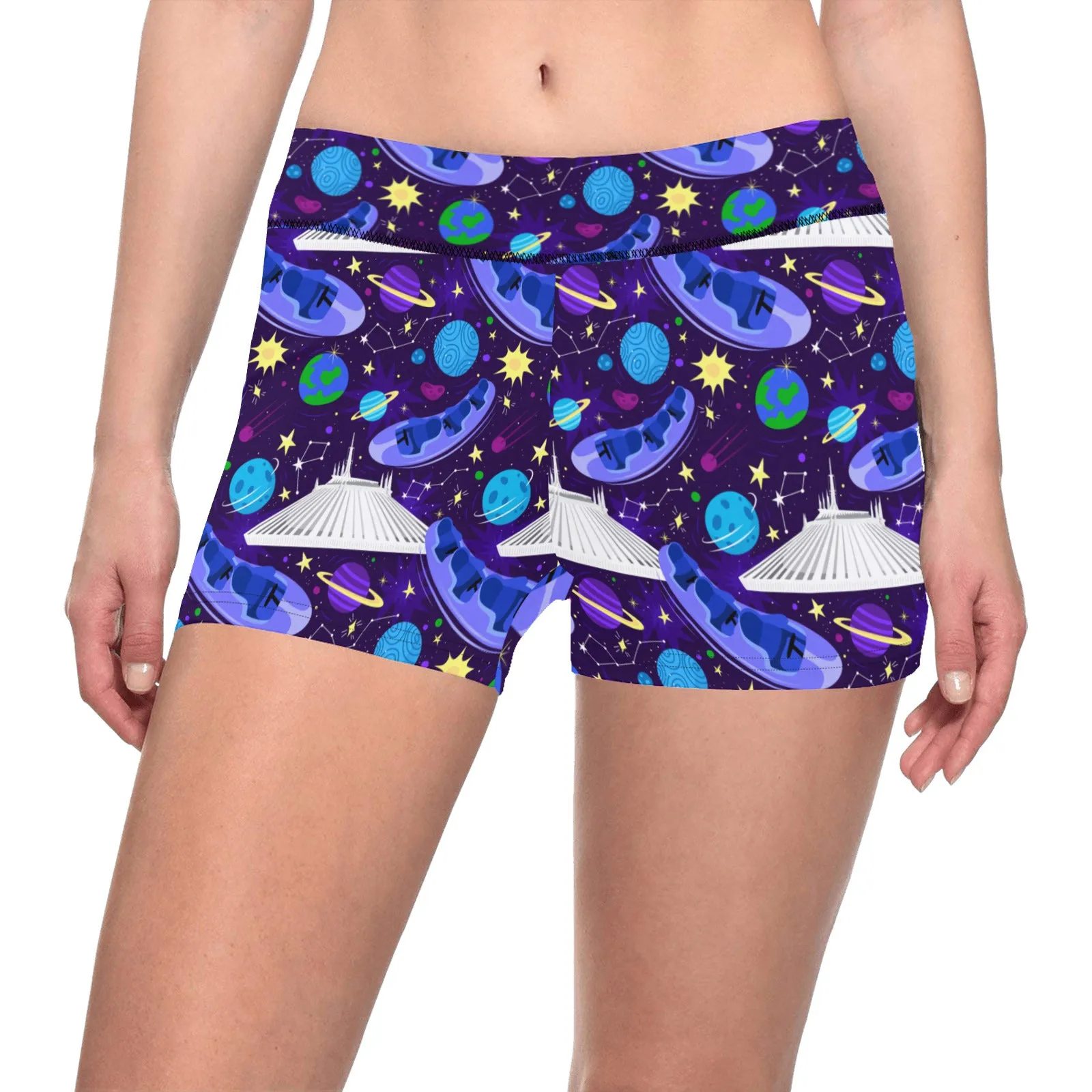 Space Mountain Short Leggings