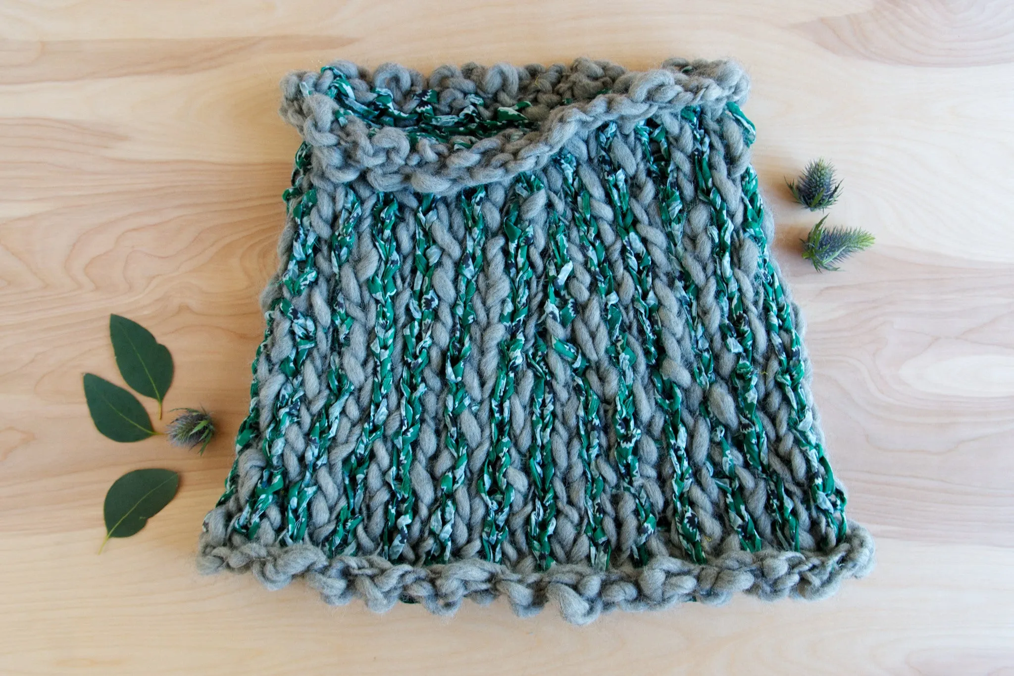 Stripe Story Cowl Pattern