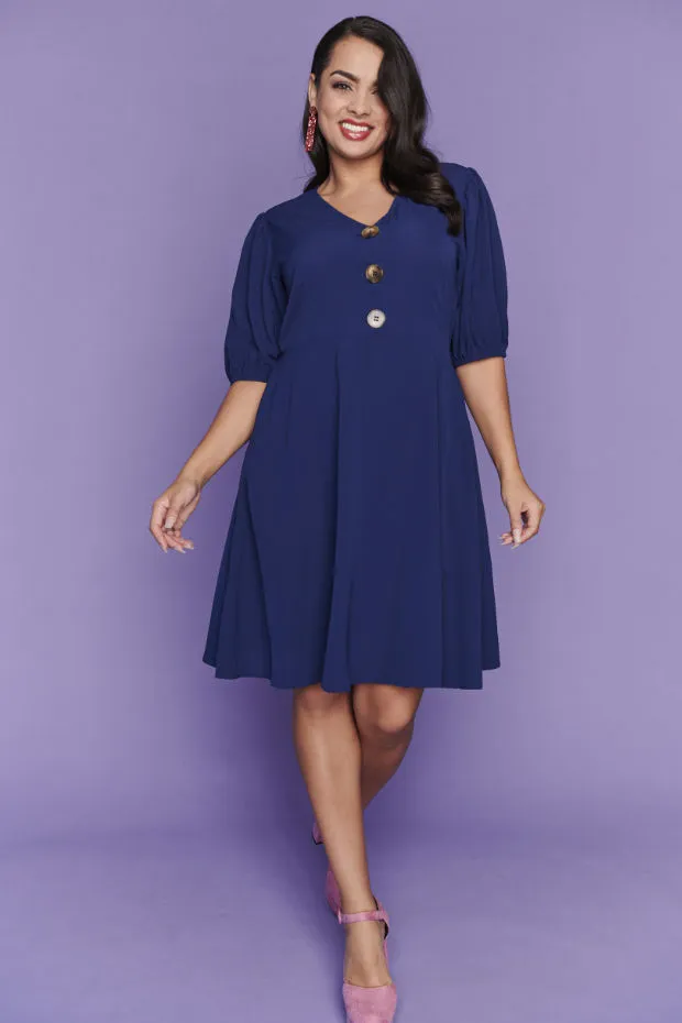 Tess Navy Dress