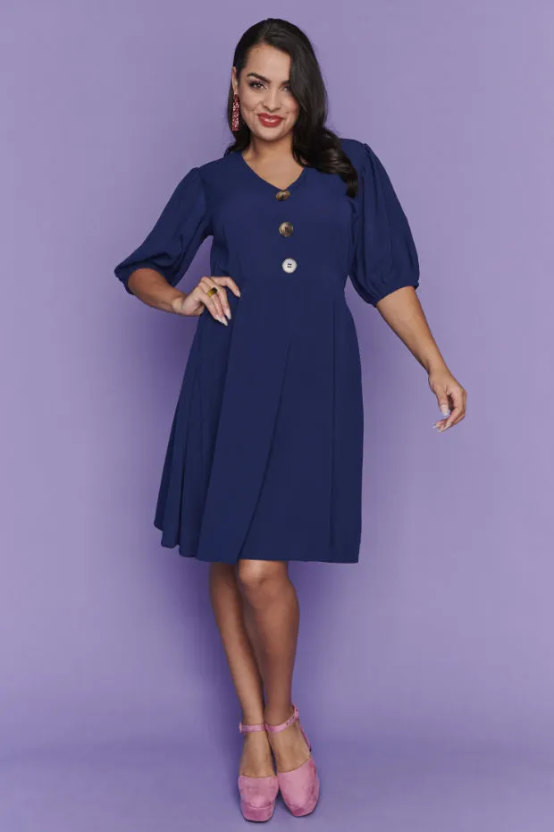 Tess Navy Dress