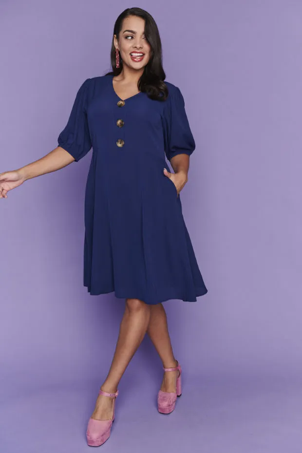 Tess Navy Dress