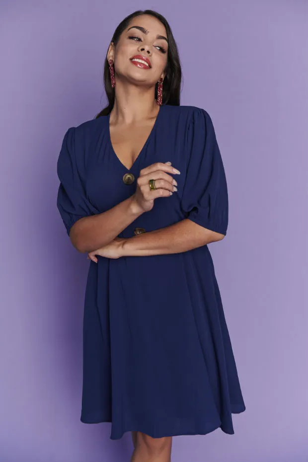 Tess Navy Dress