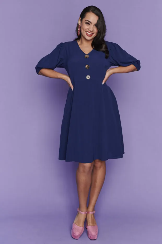 Tess Navy Dress