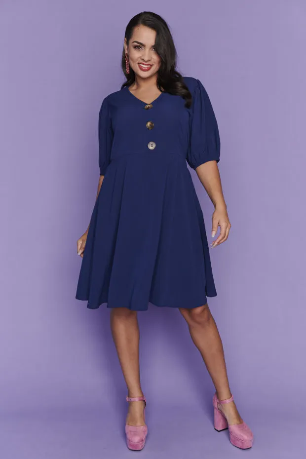 Tess Navy Dress