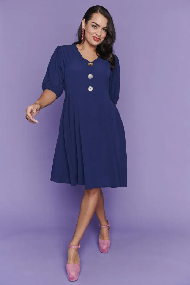 Tess Navy Dress