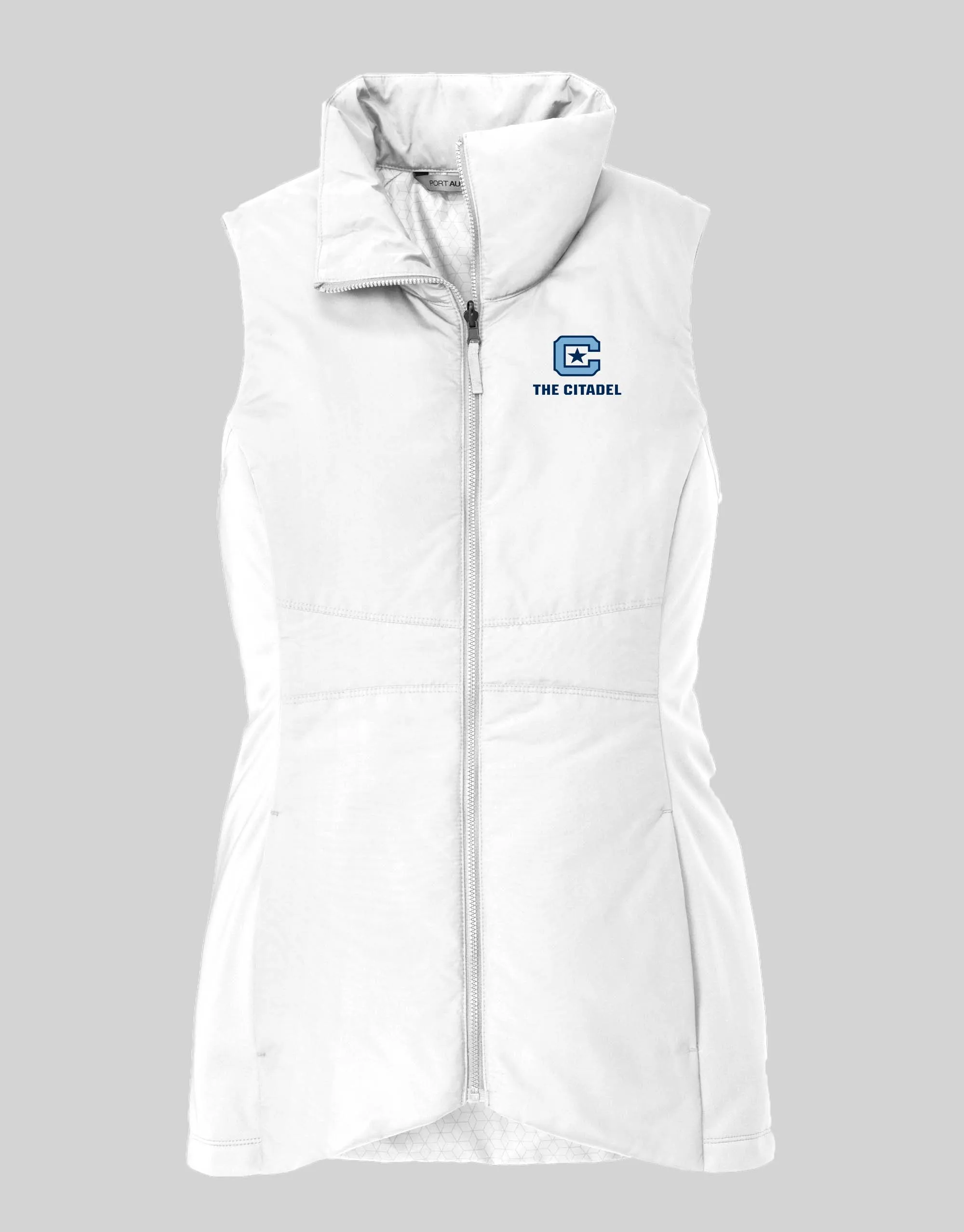 The Citadel, C star logo,  Ladies Collective Insulated Vest