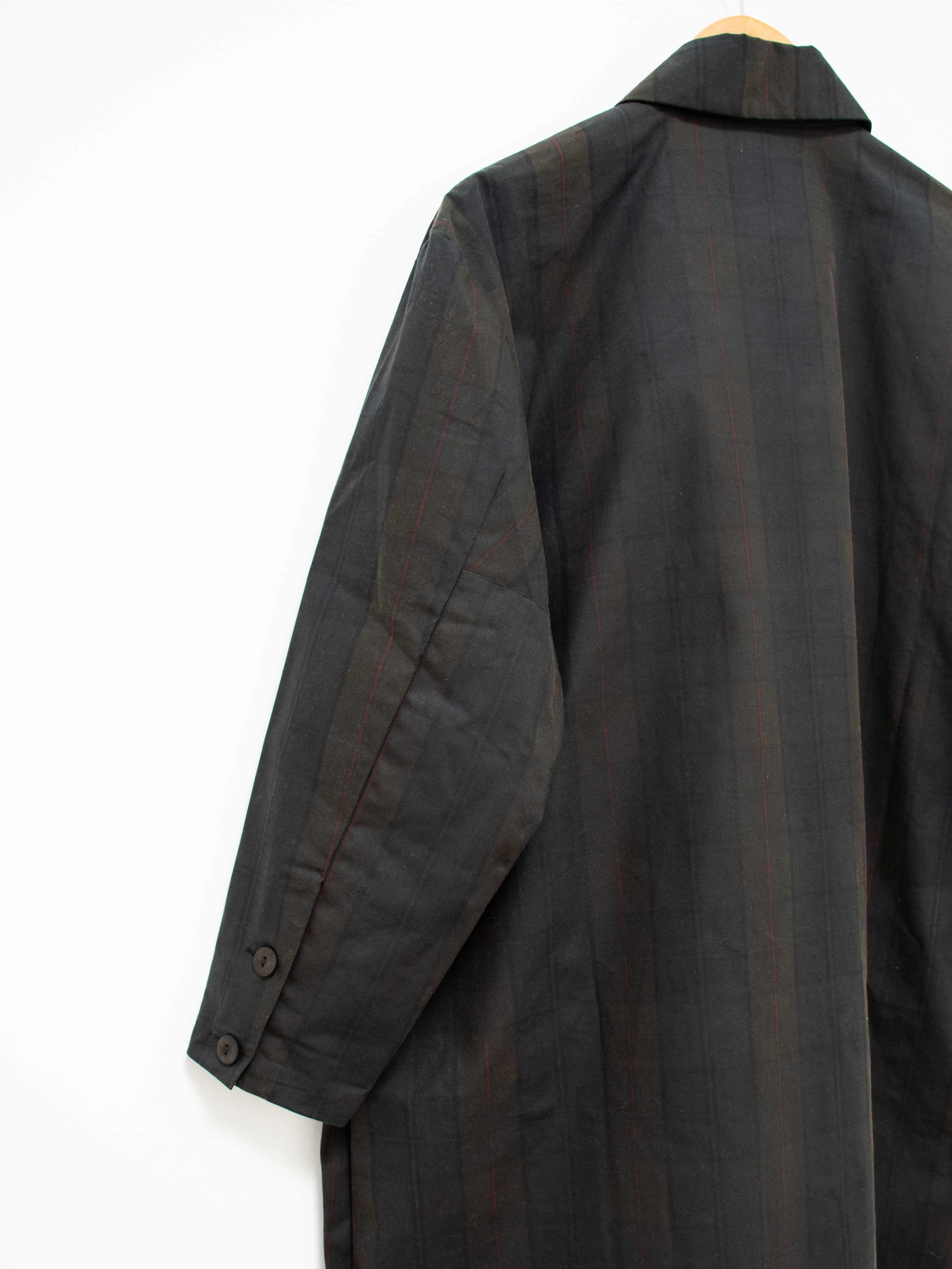 The Messenger Coat - Waxed Cotton Check