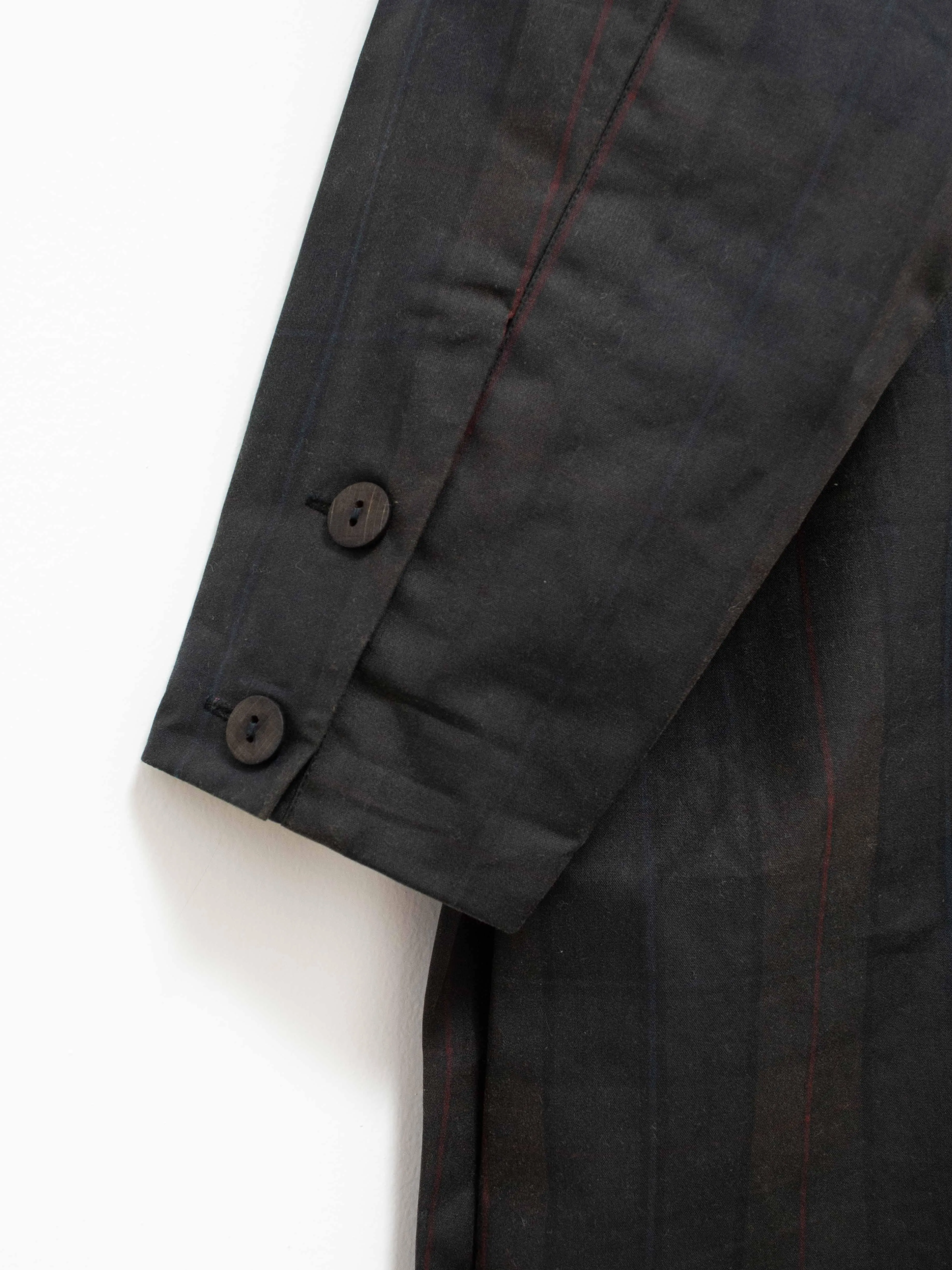 The Messenger Coat - Waxed Cotton Check