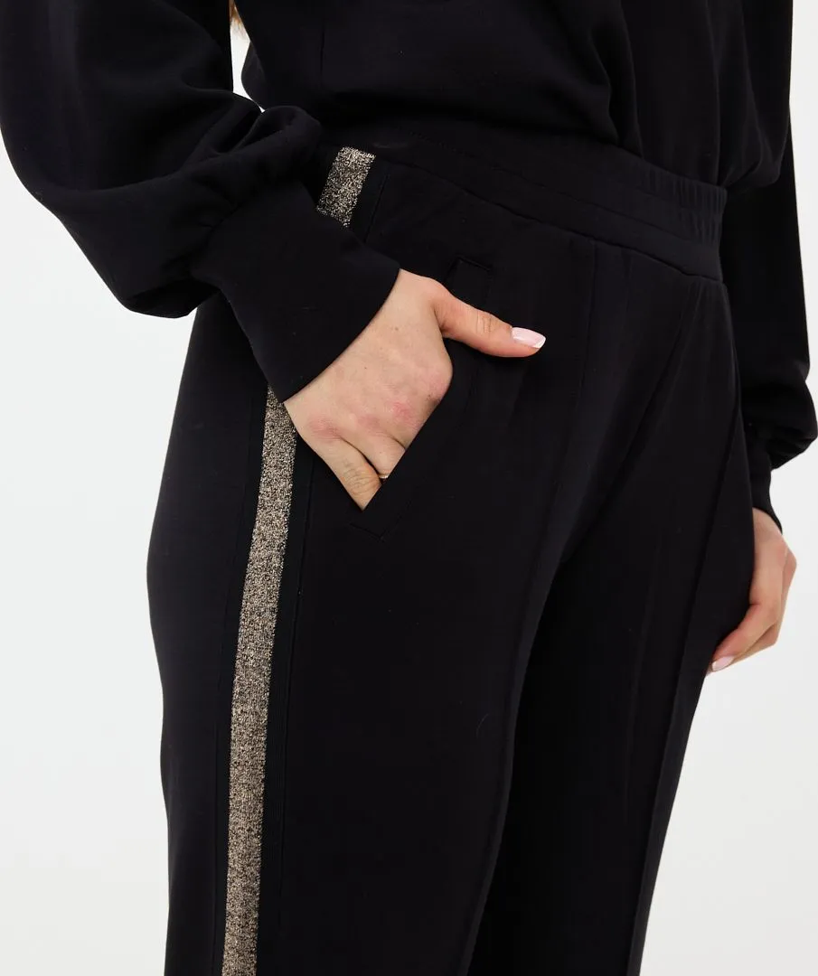 TROUSERS LUREX TAPE MODAL