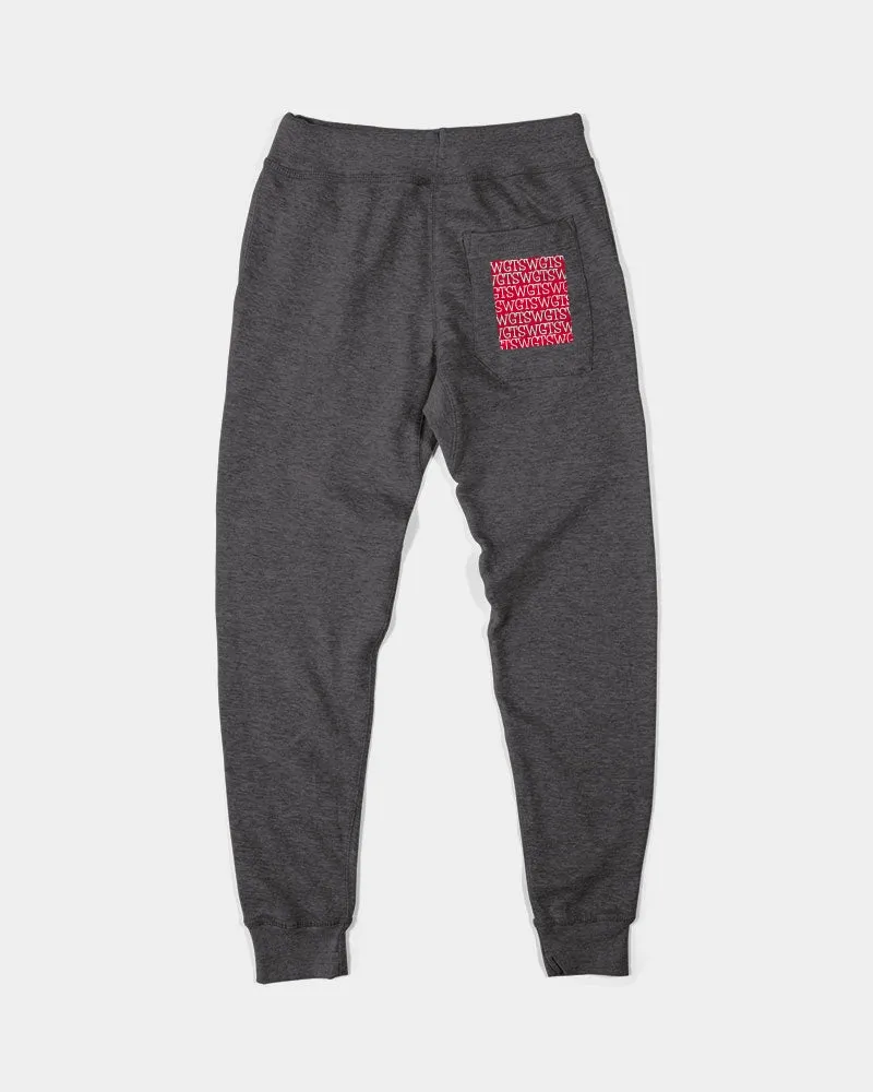 TSWG Repeat - Red Unisex Premium Fleece Joggers | Lane Seven - Ships from The US