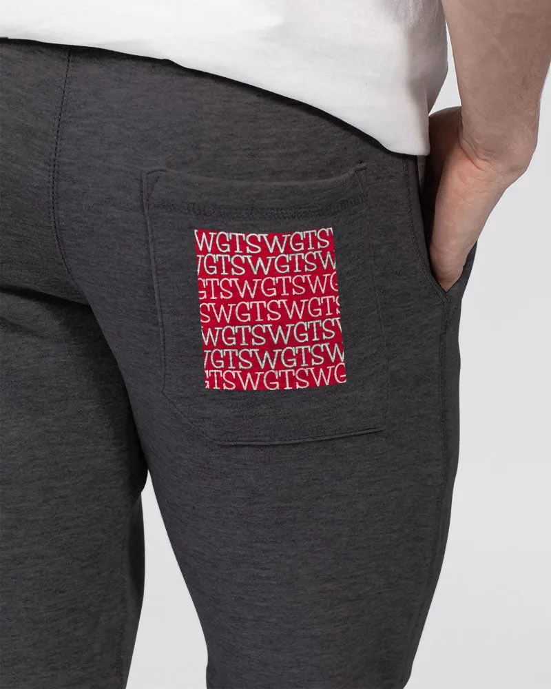 TSWG Repeat - Red Unisex Premium Fleece Joggers | Lane Seven - Ships from The US