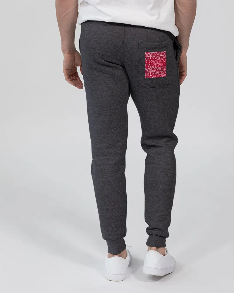 TSWG Repeat - Red Unisex Premium Fleece Joggers | Lane Seven - Ships from The US