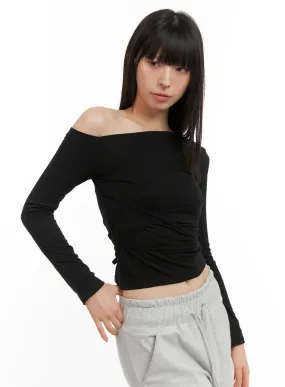 Uneven Chic One Shoulder Crop Top CG419