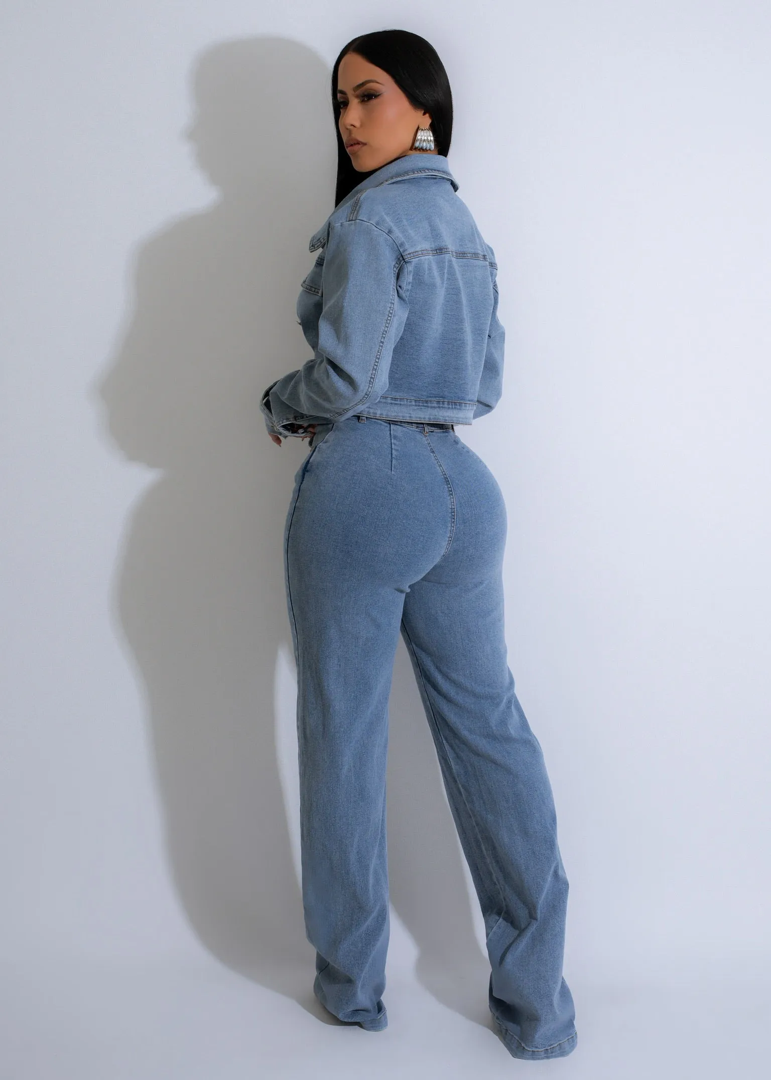 Urban Ease Pant Set Light Denim