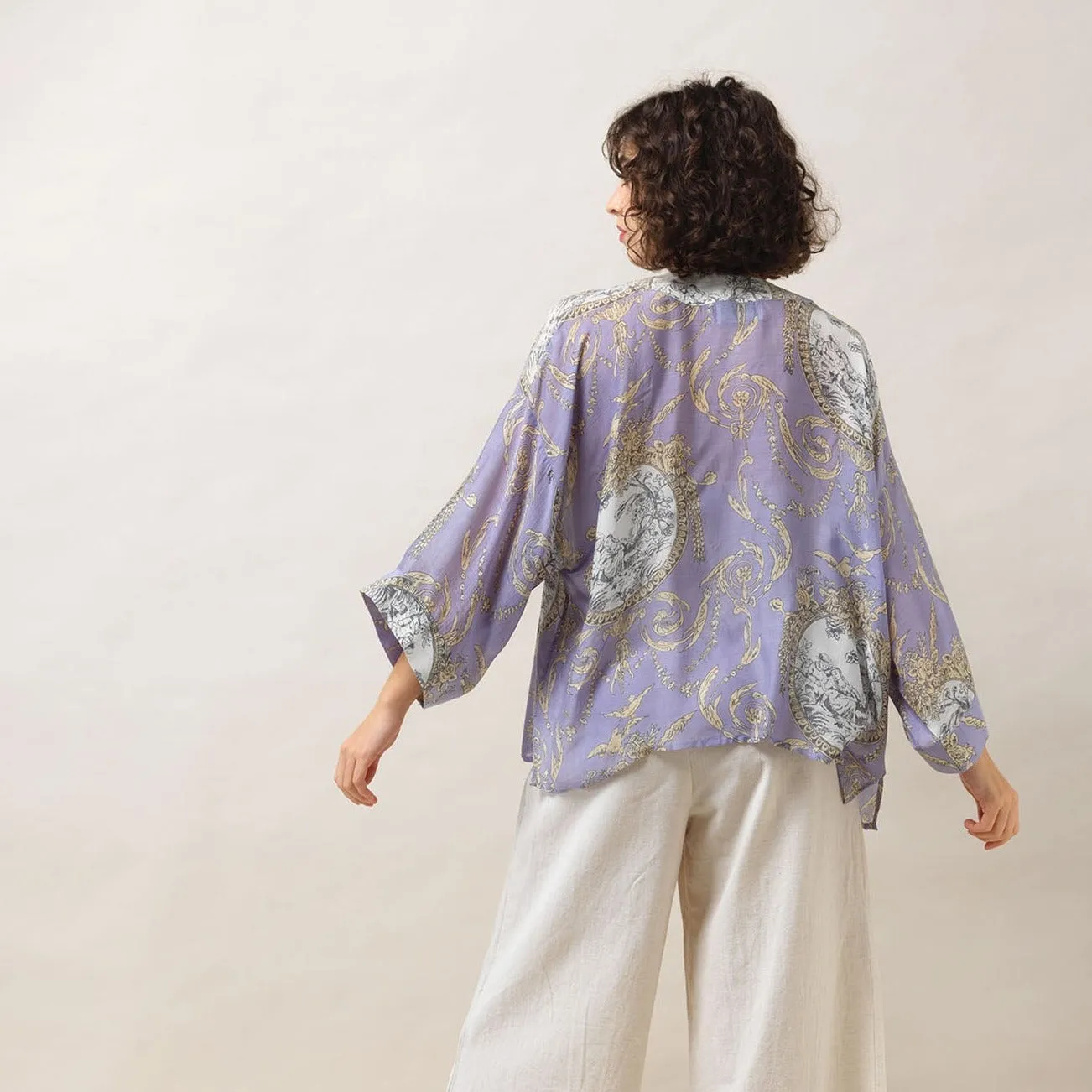 Valentine Lilac Kimono - One Hundred Stars