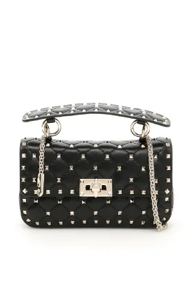 Valentino garavani small leather rockstud spike bag