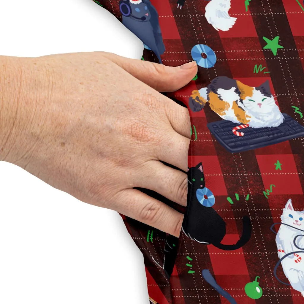 Video Game Cats Christmas Dress