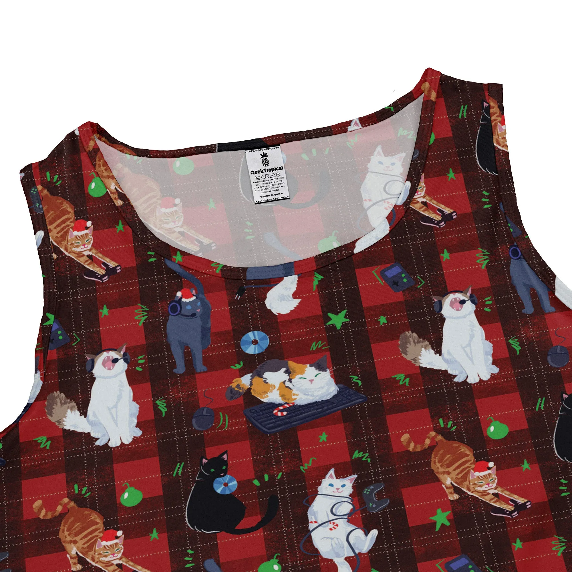 Video Game Cats Christmas Dress