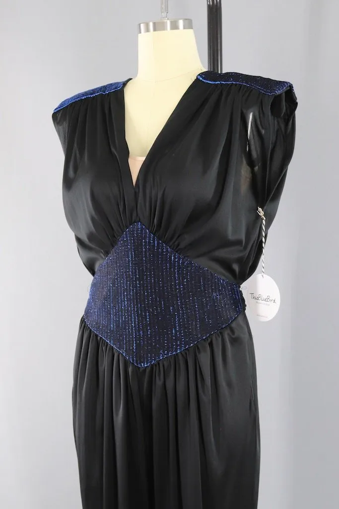 Vintage Black Disco Jumpsuit