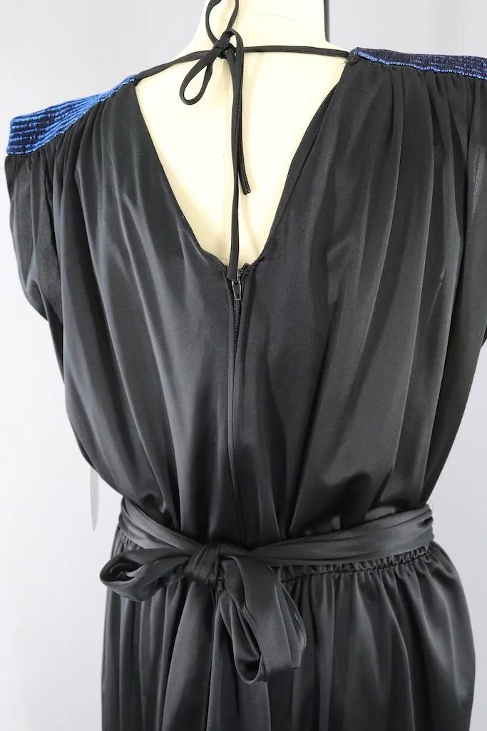 Vintage Black Disco Jumpsuit